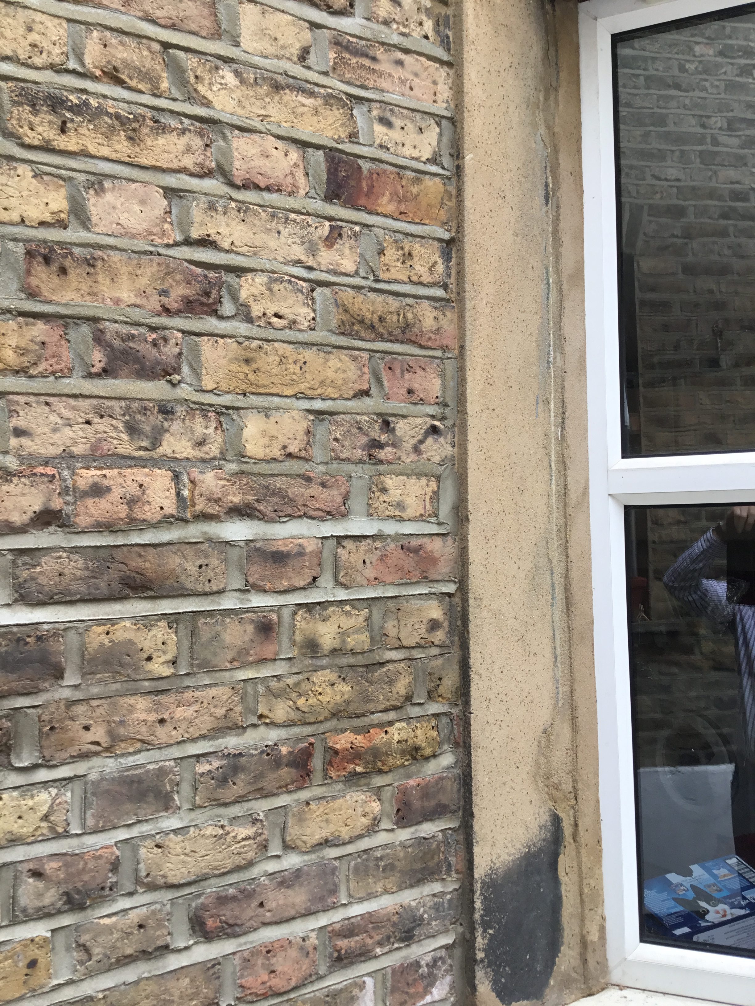cement pointing on a Victorian property